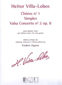 Choros no.1, Simples, Valsa (Zigante) available at Guitar Notes.